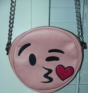 Olivia Miller Pink Emoji Handbag